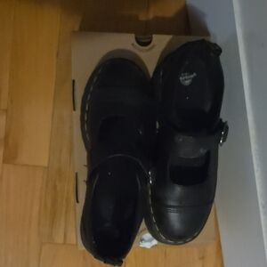 Dr. Martens Addina Flower Women's Buckle Platform Shoes Size 11